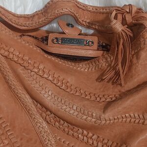 Lockheart Tan Leather Handbag